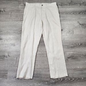 TASSO ELBA ISLAND 100% Linen Men's Pant 36 x 32